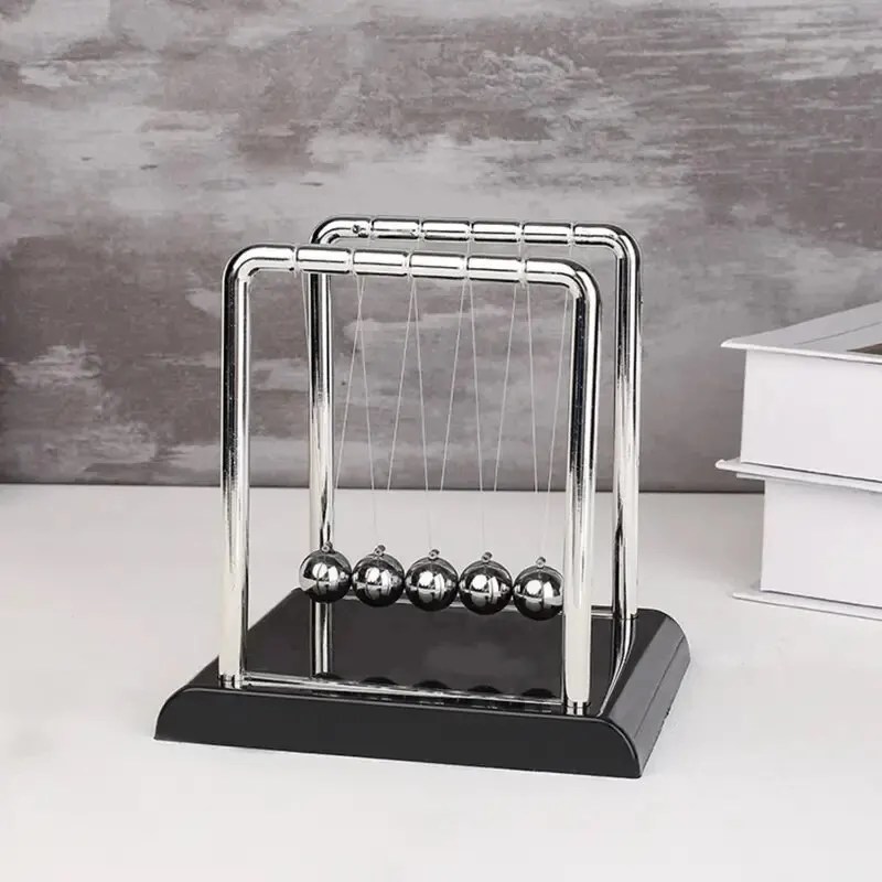 Newton Cradle Large - 뉴턴의 요람 균형 강철 공 교육