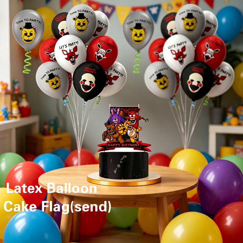 FNAF 프레디 게임 가족 테마 모임 장식 생일 축하  - Science Of Happiness 리뷰 및 가격