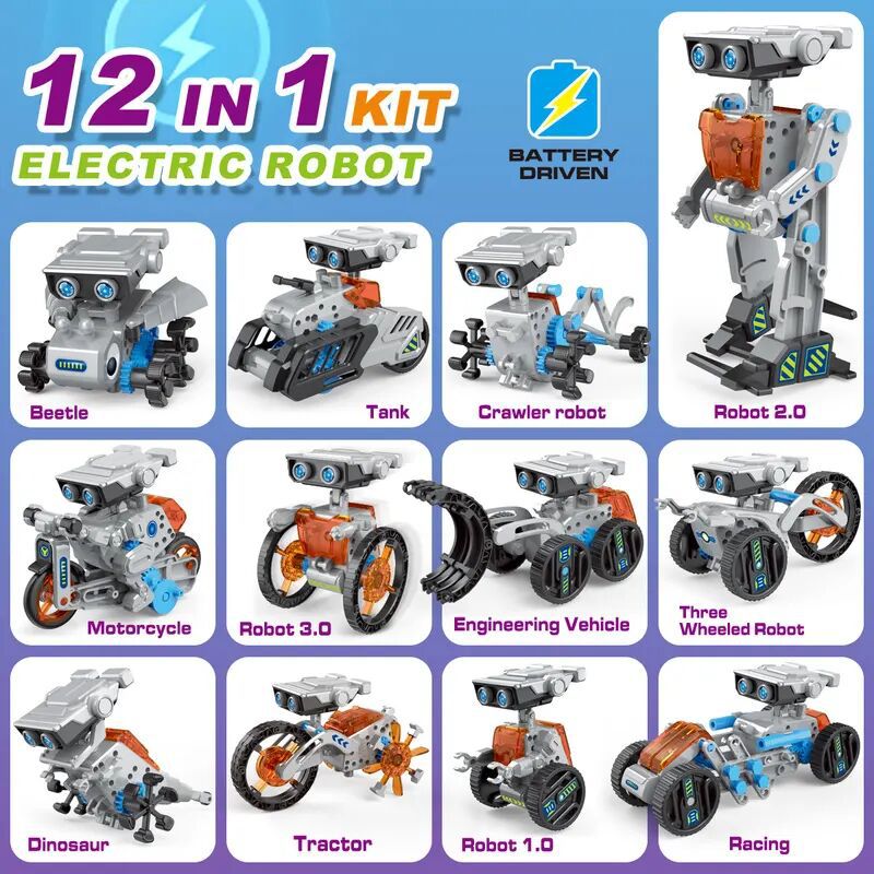 12 in 1 과학 실험 태양열 로봇 장난감 DIY 빌 - Science Toys Diy 리뷰 및 가격