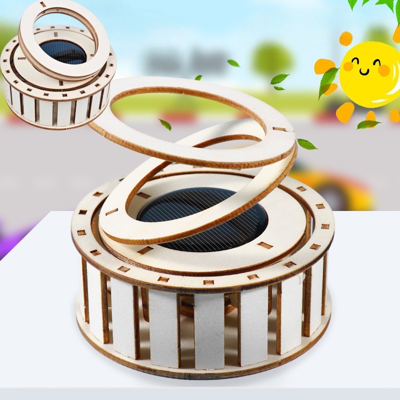 1 PCS DIY 태양광 이중 링 만들기 장난감 물리학 - Science Toys Diy 리뷰 및 가격