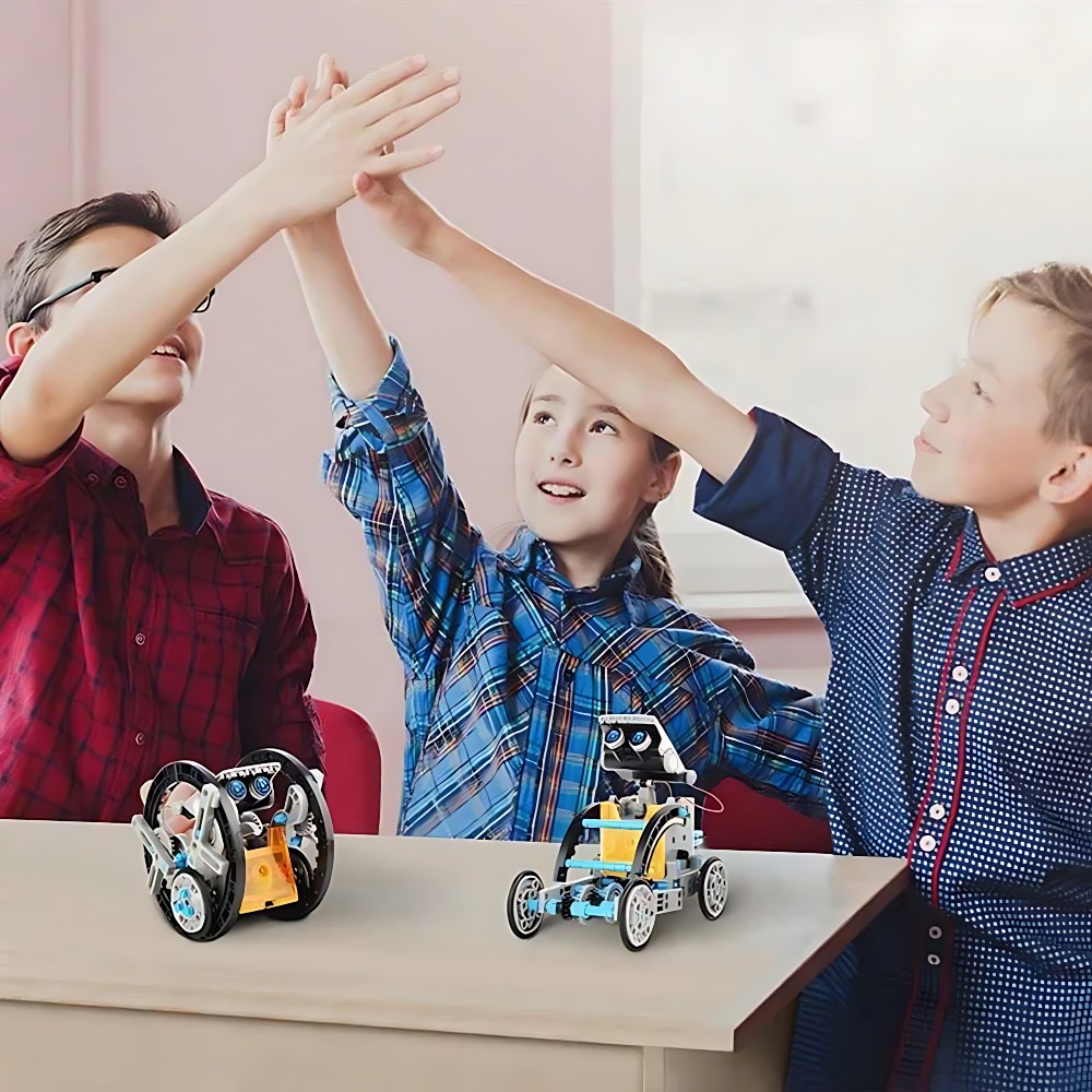태양열 로봇 빌딩 블록 12 in 1 과학 실험 키트  - Science Toys Diy 리뷰 및 가격