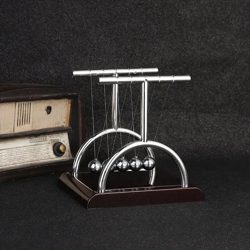 뉴턴의 요람 균형 강철 공 교육 용품 물리학 과학 진자 - Newton Cradle Large 리뷰 및 가격