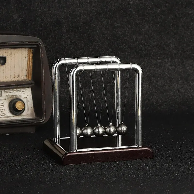 뉴턴의 요람 균형 강철 공 교육 용품 물리학 과학 진자 - Newton Cradle Large 리뷰 및 가격