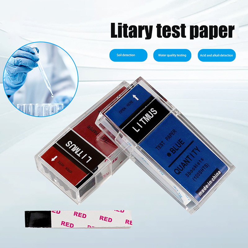 100개입/박스 PH 테스트 스트립 빨간색/파란색 리트 - Ph Strip Test 리뷰 및 가격