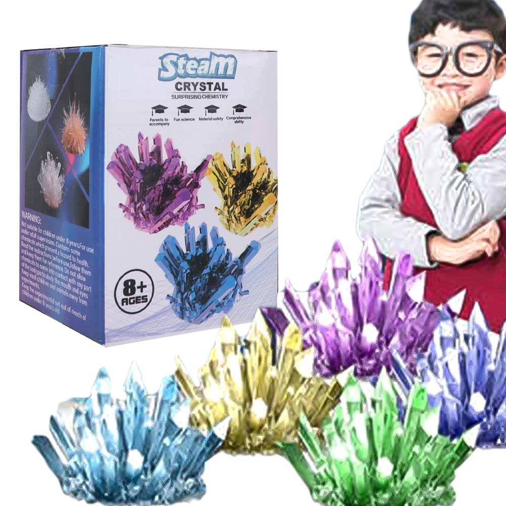 크리스탈 성장 과학 키트, 색깔이 있는 크리스탈, 쉽게 - Science Toys Diy 리뷰 및 가격
