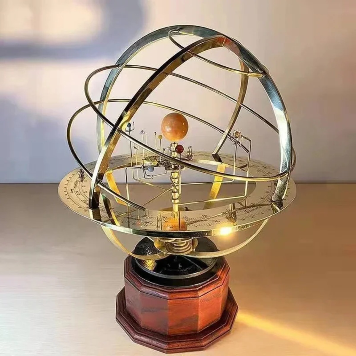 기계식 태양계 모형 금속 오레리 책상 장식 키네틱 조각 - Solar System Orrery 리뷰 및 가격