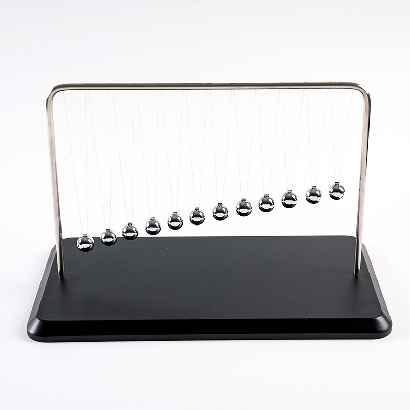 뉴턴의 진자 금속 브래킷 에너지 보존 교육용 진자 가정 - Newton Cradle Large 리뷰 및 가격